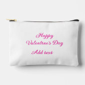 Happy Valentine's day pink text name message Etui (Voorkant)