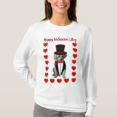 Happy Valentine's Day Poedel T-shirt (Voorkant)