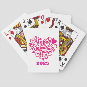 Happy Valentine's Day Pokerkaarten