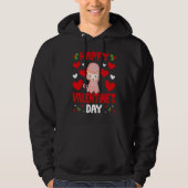 Happy Valentines Day Poodle Heart Love Animal   1 Hoodie (Voorkant)