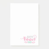 Happy Valentines Day Post-it® Notes (Voorkant)