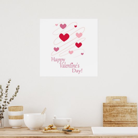 "HAPPY VALENTINE'S DAY" POSTER (Keuken)