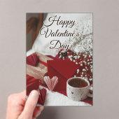Happy Valentine's Day Poster Acryl Uitnodigingen (Insitu (Draagbaar))