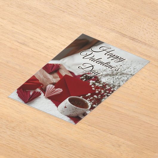 Happy Valentine's Day Poster Acryl Uitnodigingen (Laagn)