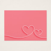 Happy valentine's day Profile Card Visitekaartje (Achterkant)