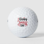 Happy valentine's day Quote Golfballen (Voorkant)