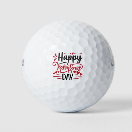 Happy valentine's day Quote Golfballen (Voorkant)