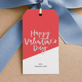 Happy Valentine's Day Red Cadeaulabel