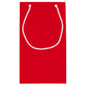 Happy Valentine's Day Red Harts aangepaste script Klein Cadeauzakje (Achterkant)