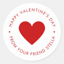 Happy Valentine's Day Red Heart Kind's Schattigee 