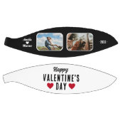 Happy Valentine's Day Red Hearts 2 Foto's Basketbal (Panelen)