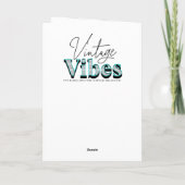 Happy Valentine's Day | Retro Pop Art Vintage Kaart (Achterkant)