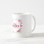 Happy Valentine's Day – Romantic Heart Mug Koffiemok (Voorkant rechts)