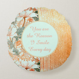 Happy Valentine's Day,Romantic,You are the Reason Rond Kussen