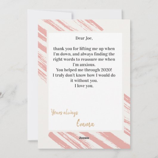 "Happy Valentine's Day" romantische paar Foto Holi Feestdagenkaart (Achterkant)