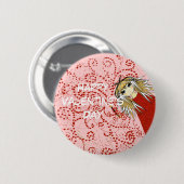 Happy Valentine's Day Ronde Button 5,7 Cm (Voorkant /achterkant)