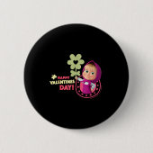 Happy Valentines Day! Ronde Button 5,7 Cm (Voorkant)