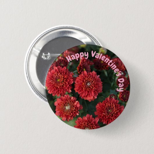 Happy Valentine's Day Ronde Button 5,7 Cm (Voorkant /achterkant)