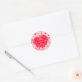 Happy Valentine's Day Ronde Sticker (Envelop)