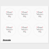 Happy Valentine's Day Ronde Sticker (Vel)