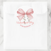 Happy Valentine's Day Ronde Sticker (Tas)