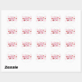 Happy Valentine's Day Ronde Sticker (Vel)
