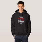 Happy Valentine's Day Roses Date Night Flowers Lov Hoodie (Voorkant volledig)