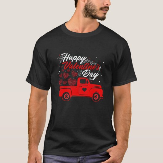 Happy Valentine's Day Roses Date Night Flowers Lov T-shirt (Voorkant)