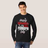 Happy Valentine's Day Roses Date Night Flowers Lov T-shirt (Voorkant volledig)