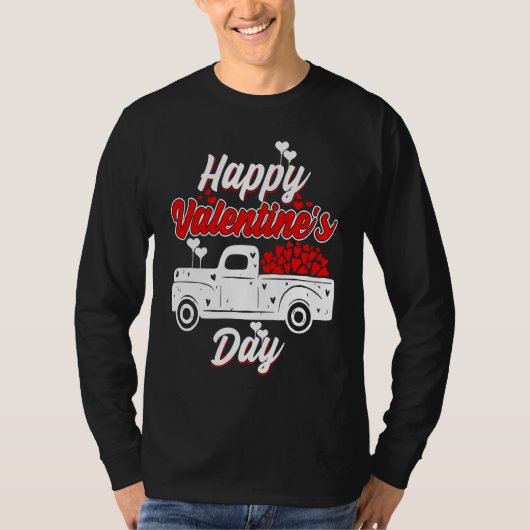 Happy Valentine's Day Roses Date Night Flowers Lov T-shirt (Voorkant)