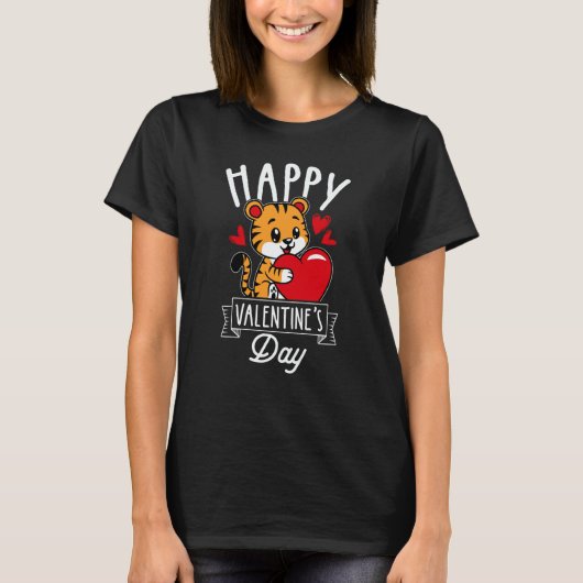Happy Valentine's Day Roses Date Night Flowers Lov T-shirt (Voorkant)