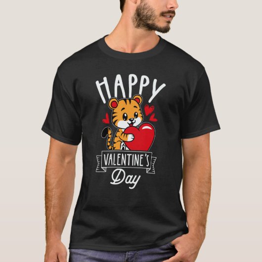 Happy Valentine's Day Roses Date Night Flowers Lov T-shirt (Voorkant)
