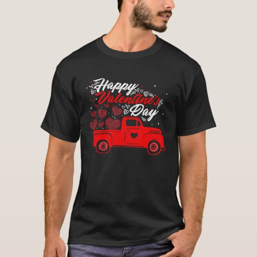 Happy Valentine's Day Roses Date Night Flowers Lov T-shirt (Voorkant)