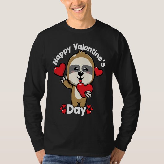 Happy Valentine's Day Roses Date Night Flowers Lov T-shirt (Voorkant)