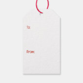 Happy Valentines Day Rottweiler Dogs Cadeaulabel (Achterkant)