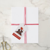 Happy Valentines Day Rottweiler Dogs Cadeaulabel (Met Touw)