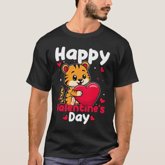Happy Valentine's Day Rozen Date Night Flowers Lov T-shirt (Voorkant)