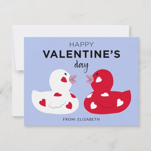 HAPPY VALENTINE'S DAY Rubber Duckies (Voorkant)