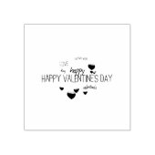 Happy Valentine's Day Rubberstempel (Afrduk)