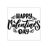 Happy Valentines Day Rubberstempel (Afrduk)