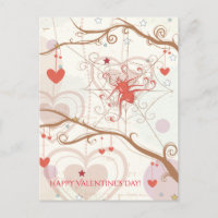 Happy Valentine's Day Schattige Spider Web Hearts