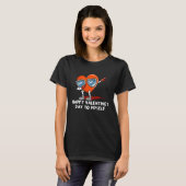Happy Valentines Day Self  Introvert Humor Antisoc T-shirt (Voorkant volledig)