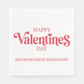 Happy Valentines Day Servet (Voorkant)