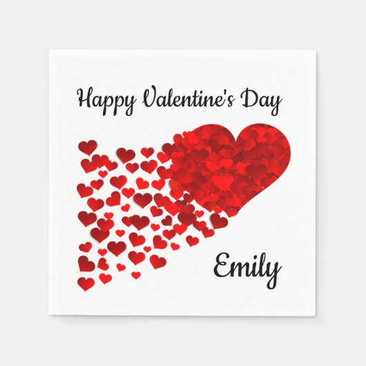 Happy Valentine's Day Servet (Voorkant)