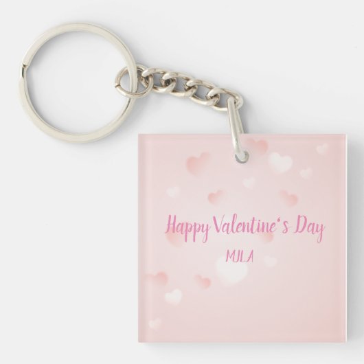Happy Valentine's Day Sleutelhanger (voorkant)