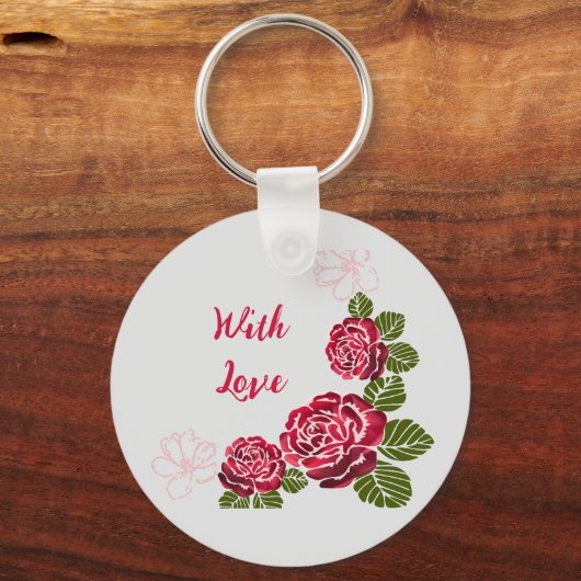 Happy Valentines Day Sleutelhanger (Achterkant)