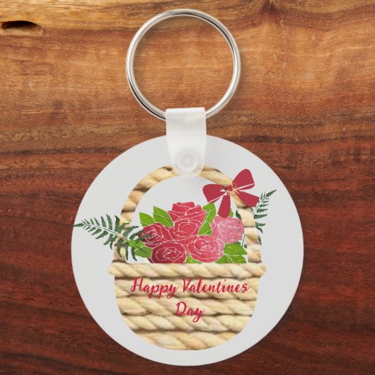 Happy Valentines Day Sleutelhanger (Voorkant)