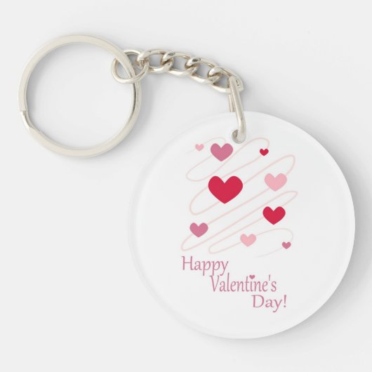 "HAPPY VALENTINE'S DAY" SLEUTELHANGER (Voorkant)