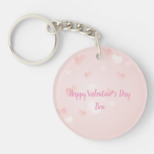 Happy Valentine's Day Sleutelhanger (Voorkant)