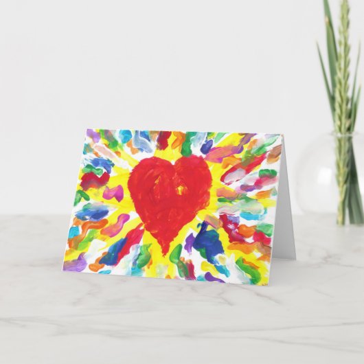 "Happy Valentine's Day" Snoep Waters Autisme Artie Feestdagen Kaart (Voorkant)